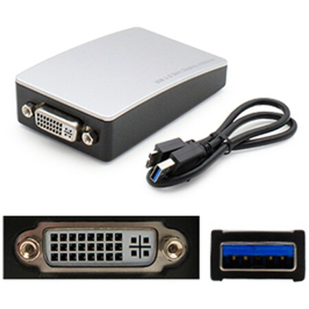 Add-On Addon 30.48Cm (1.00Ft) Usb 3.0 (A) Male To Dvi-I (29 Pin) Female USB302DVI